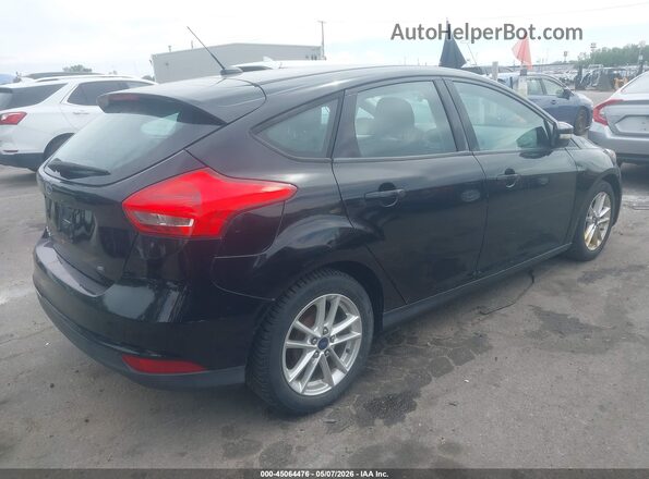 1FADP3K20GL255615 2016 FORD FOCUS Черный Задняя правая четверть