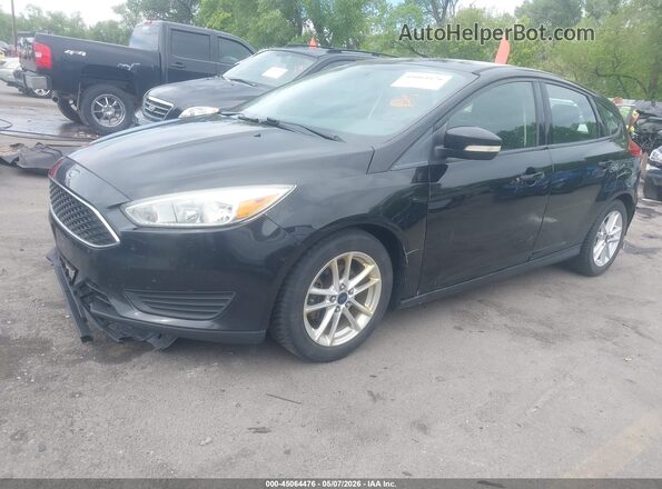 1FADP3K20GL255615 2016 FORD FOCUS Черный Передняя левая четверть