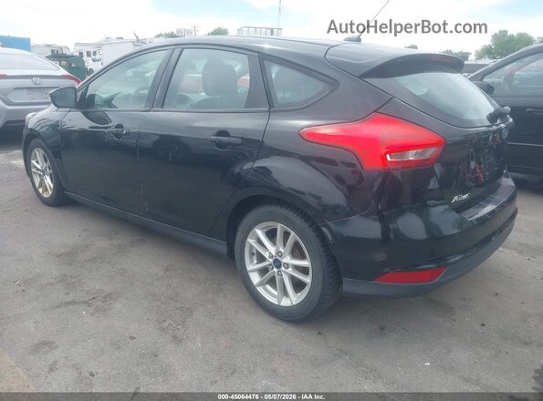 1FADP3K20GL255615 2016 FORD FOCUS Черный Задняя левая четверть