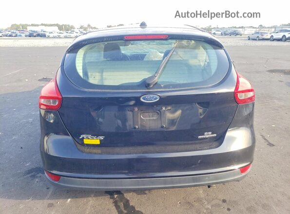 1FADP3K20GL377052 2016 FORD FOCUS Черный Вид сзади