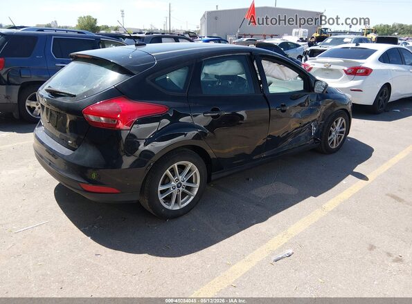 1FADP3K20JL266220 2018 FORD FOCUS Черный Задняя правая четверть