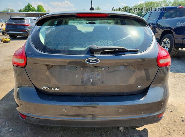 1FADP3K21GL354458 2016 FORD FOCUS Серебряный Вид сзади