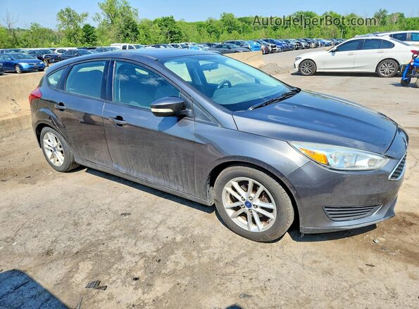 1FADP3K21GL354458 2016 FORD FOCUS Серебряный Передняя правая четверть