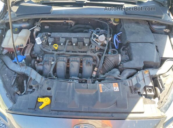 1FADP3K21GL398444 2016 FORD FOCUS Black Widok wnętrza z tyłu