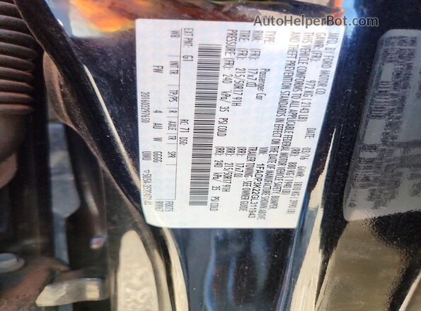 1FADP3K22GL311943 2016 FORD FOCUS Black ძრავის განყოფილების ხედი