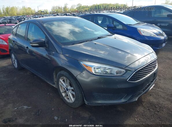 1FADP3K22HL298967 2017 FORD FOCUS Серый Передняя правая четверть