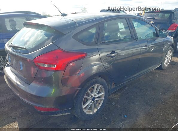 1FADP3K22HL298967 2017 FORD FOCUS Серый Задняя правая четверть
