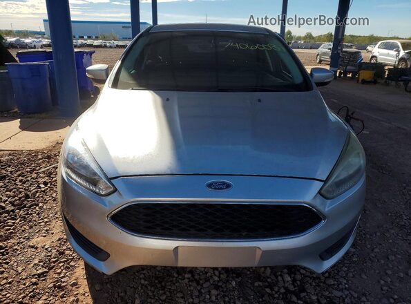 1FADP3K22HL314651 2017 FORD FOCUS Silver Widok z przodu