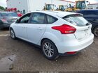 2016 Ford Focus Se White vin: 1FADP3K23GL277401
