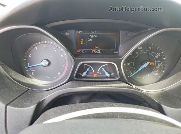 1FADP3K23GL339153 2016 FORD FOCUS Green Vista del cuadro de instrumentos