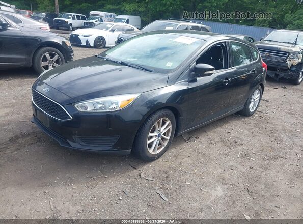 1FADP3K23GL375666 2016 FORD FOCUS Black Przód lewy
