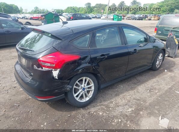1FADP3K23GL375666 2016 FORD FOCUS Black Tył prawy