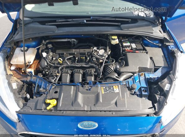1FADP3K23JL238718 2018 FORD FOCUS Синий Вид сзади