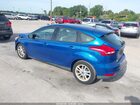 2018 Ford Focus Se Синий vin: 1FADP3K23JL238718