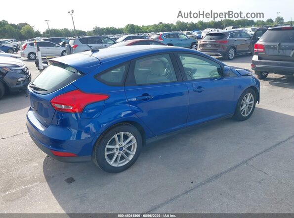 1FADP3K23JL238718 2018 FORD FOCUS Синий Задняя правая четверть