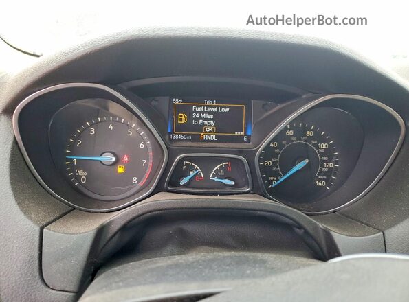 1FADP3K24JL251803 2018 FORD FOCUS Оранжевый Вид щитка приборов