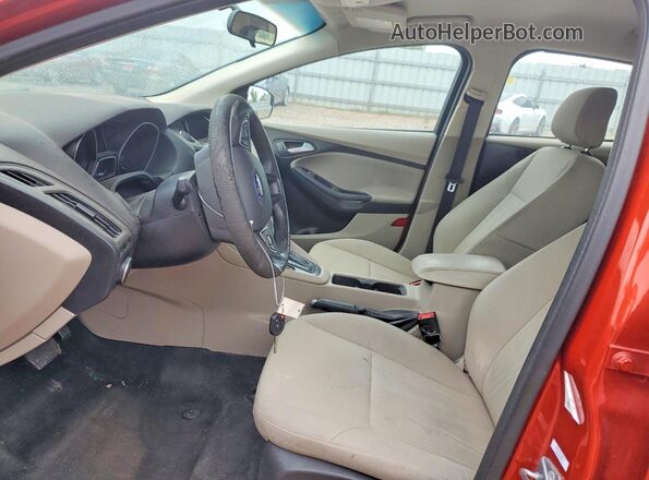 1FADP3K24JL251803 2018 FORD FOCUS Оранжевый Вид салона спереди
