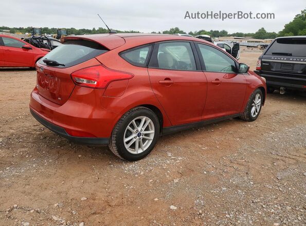 1FADP3K24JL251803 2018 FORD FOCUS Оранжевый Задняя правая четверть