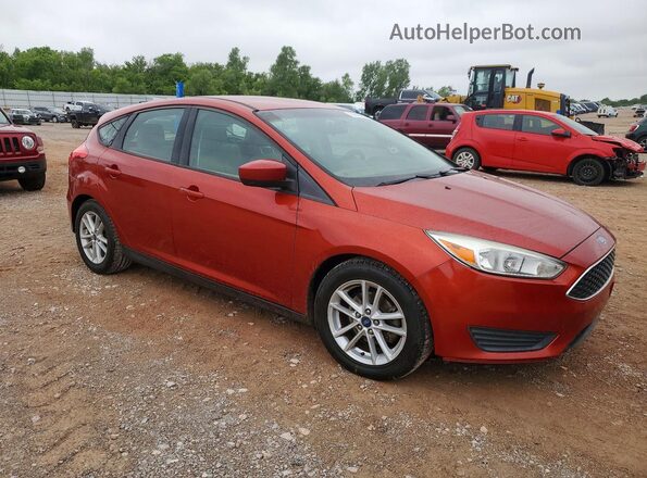 1FADP3K24JL251803 2018 FORD FOCUS Оранжевый Передняя правая четверть