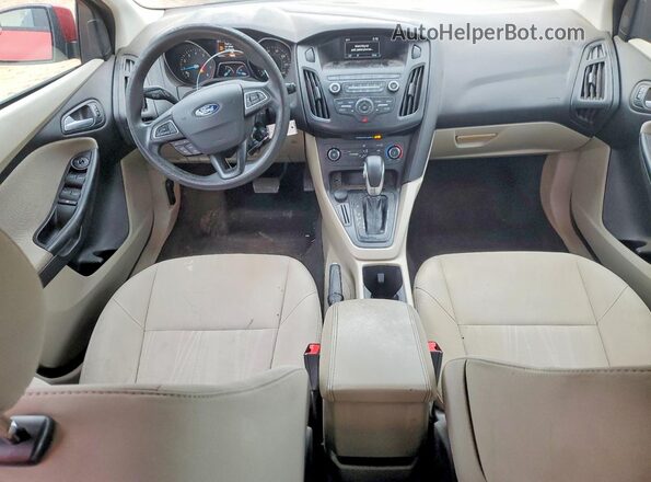 1FADP3K24JL251803 2018 FORD FOCUS Оранжевый Вид панели приборов