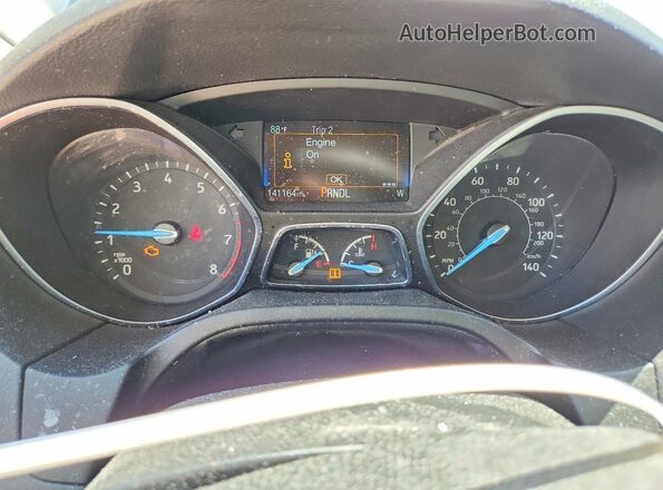 1FADP3K24JL265572 2018 FORD FOCUS Blue Widok zestawu wskaźników