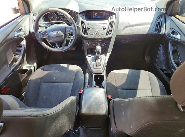 1FADP3K24JL265572 2018 FORD FOCUS Blue Widok deski rozdzielczej