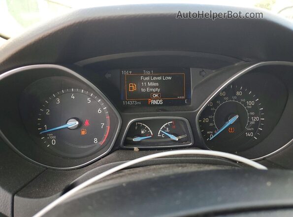 1FADP3K25GL236896 2016 FORD FOCUS Beige Vista del cuadro de instrumentos
