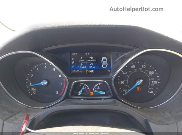 1FADP3K25GL297696 2016 FORD FOCUS Белый Вид задних сидений