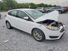 2017 Ford Focus Se White vin: 1FADP3K26HL274896