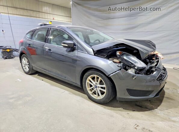 1FADP3K27GL389053 2016 FORD FOCUS Серый Передняя правая четверть