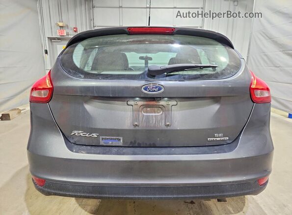 1FADP3K27GL389053 2016 FORD FOCUS Серый Вид сзади