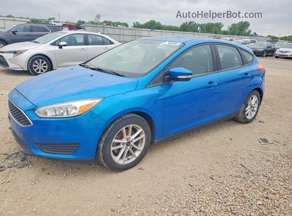 1FADP3K27HL213959 2017 FORD FOCUS Синий Передняя левая четверть
