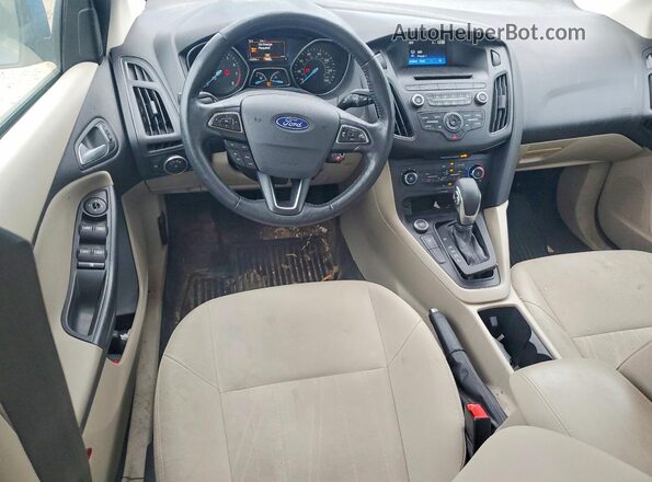 1FADP3K27HL213959 2017 FORD FOCUS Синий Вид панели приборов
