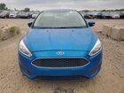 2017 Ford Focus Se Синий vin: 1FADP3K27HL213959