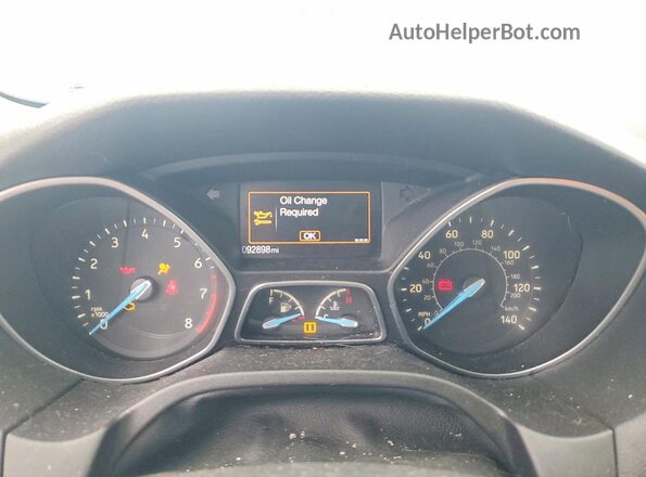 1FADP3K27HL213959 2017 FORD FOCUS Синий Вид щитка приборов