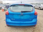 2017 Ford Focus Se Синий vin: 1FADP3K27HL213959