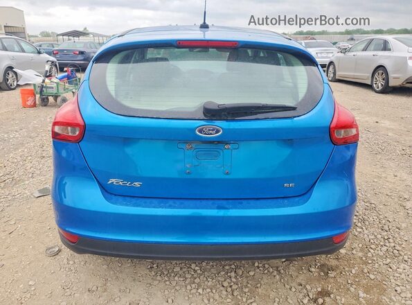 1FADP3K27HL213959 2017 FORD FOCUS Синий Вид сзади