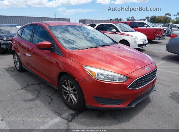 1FADP3K27JL278526 2018 FORD FOCUS Оранжевый Вид спереди