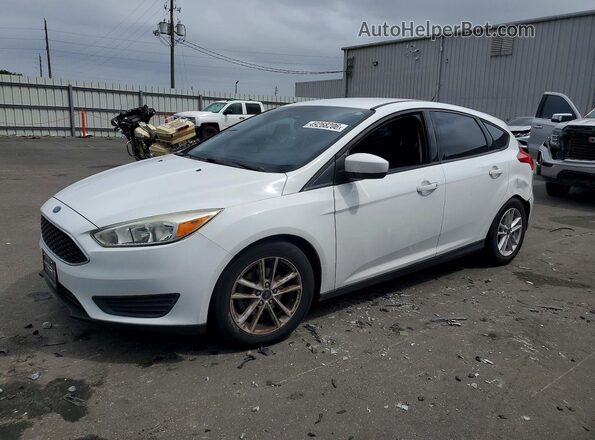 1FADP3K27JL315851 2018 FORD FOCUS White წინა მარცხენა ხედი სამი მეოთხედიდან