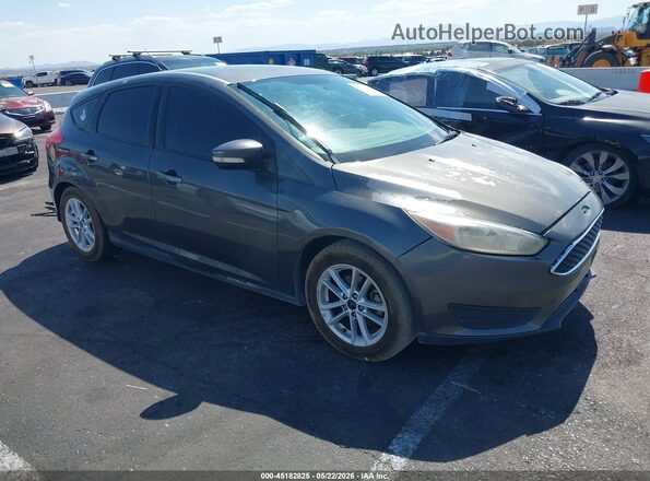 1FADP3K28GL230459 2016 FORD FOCUS Gray Przód prawy