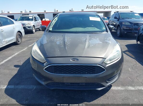 1FADP3K28GL230459 2016 FORD FOCUS Gray Widok z przodu