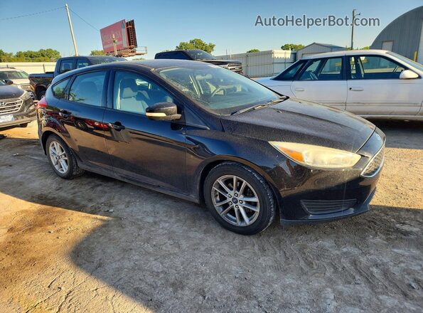 1FADP3K29GL258187 2016 FORD FOCUS Черный Передняя правая четверть