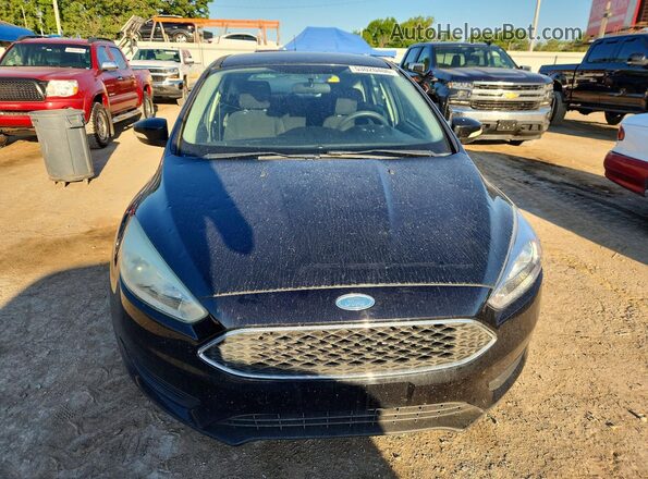 1FADP3K29GL258187 2016 FORD FOCUS Черный Вид спереди