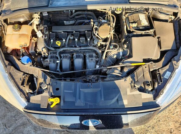 1FADP3K29GL258187 2016 FORD FOCUS Черный Вид задней части салона