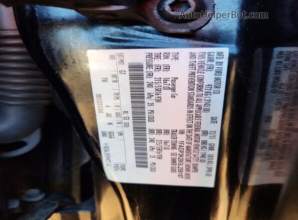 1FADP3K29GL258187 2016 FORD FOCUS Черный Вид подкапотного пространства