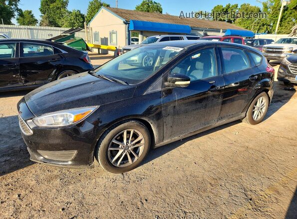 1FADP3K29GL258187 2016 FORD FOCUS Черный Передняя левая четверть