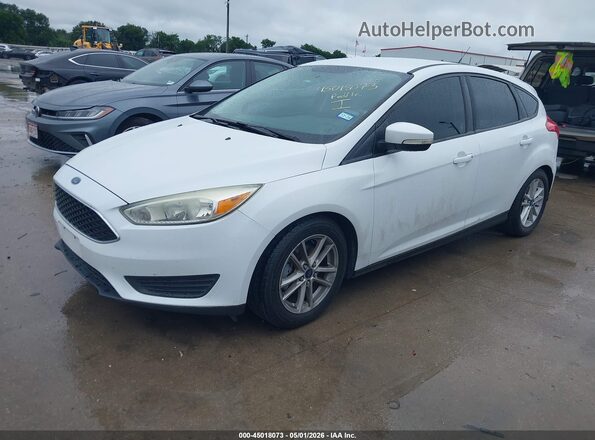 1FADP3K29GL285048 2016 FORD FOCUS White Vista tres cuartos delantera izquierda