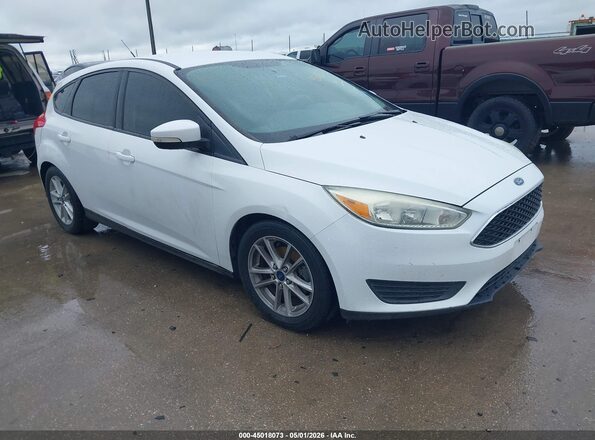 1FADP3K29GL285048 2016 FORD FOCUS White Delantero derecho