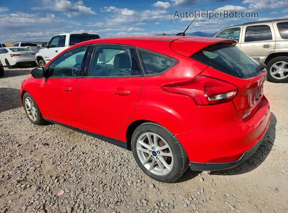 1FADP3K29HL290753 2017 FORD FOCUS Red Trasero izquierdo