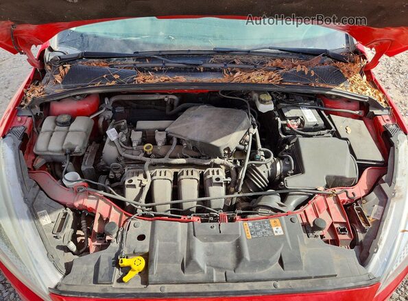 1FADP3K29HL290753 2017 FORD FOCUS Red Vista interior trasera